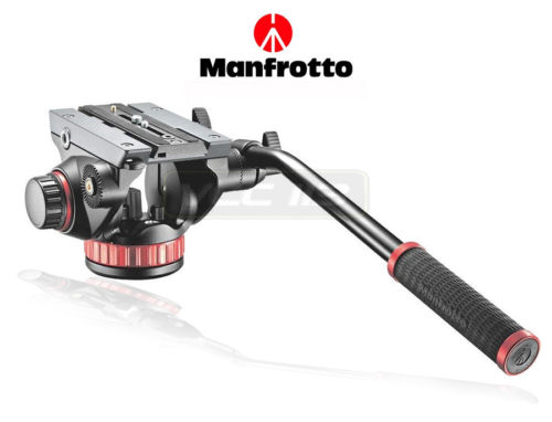 Manfrotto Pro Fluid Video Head Flat Base 3/8” female thread MVH502AH OPEN BOX